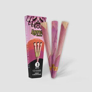 Box Lotus Pre Rolled Cones - 15 Packs - 3 Cones in Each Pack